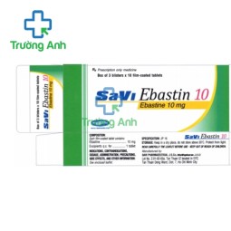 SaVi Ebastin 10 - Thuốc điều trị viêm mũi dị ứng hiệu quả của SAVIPHAMR