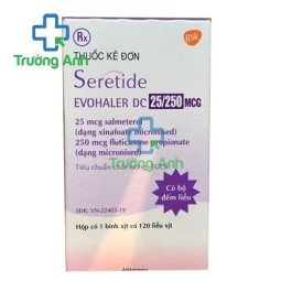 Seretide Evohaler DC 25/50mcg GSK - Thuốc điều trị hen hiệu quả