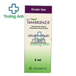 Simbrinza 5ml Alcon - Thuốc nhỏ mắt làm giảm áp lực nội nhãn hiệu quả