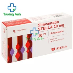 Simvastatin Stella 10mg - Thuốc điều trị tăng cholesterol huyết hiệu quả