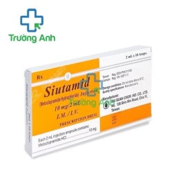 Siutamid Injection 10mg/2ml - Thuốc phòng và điều trị buồn nôn và nôn