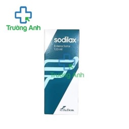 Sodilax 120ml - Dung dịch tháo thụt trực tràng của Ý