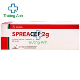 Spreacef 2g Amvipharm - Thuốc điều trị nhiễm khuẩn hiệu quả