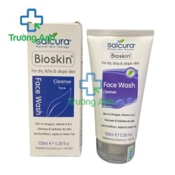Sữa rửa mặt Salcura Bioskin Face Wash Cleanse 150ml cho da khô, nhạy cảm
