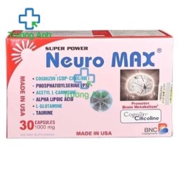 Super Power Neuro Max (vỉ) - Giúp bổ não, phục hồi chức năng não bộ