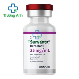 Survanta 25mg/ml 4ml - Thuốc phòng và điều trị suy hô hấp ở trẻ sinh non