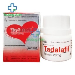 Tadalafil 20mg Cophavina (vỉ) - Thuốc điều trị rối loạn cương dương