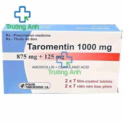 Taromentin 1000mg - Thuốc điều trị nhiễm khuẩn đường hô hấp hiệu quả của Ba Lan