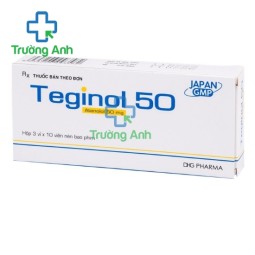 Teginol 50 DHG Pharma - Thuốc điều trị tăng huyết áp hiệu quả