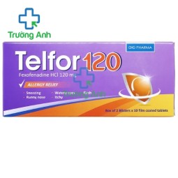 Telfor 120 DHG - Thuốc điều trị viêm mũi dị ứng hiệu quả