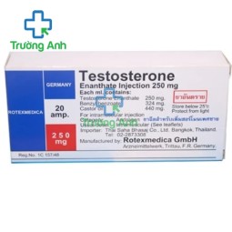 Testosterone 250mg Rotexmedica - Thuốc điều trị thiểu năng sinh dục nam giới