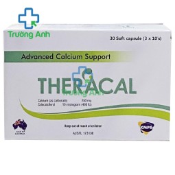 Theracal - Thực phẩm bổ sung vitamin D và canxi cho cơ thể của Úc