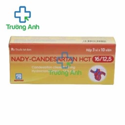Nady-Candesartan HCT 16/12,5 - Thuốc điều trị tăng huyết áp hiệu quả