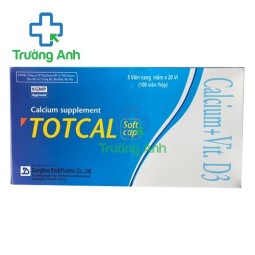 Totcal Soft Cap - Giúp bổ sung calci, vitamin D hiệu quả của Hàn Quốc