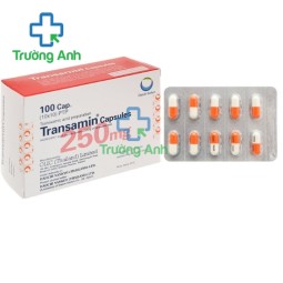 Transamin Capsules 250mg Olic - Thuốc điều trị và phòng ngừa chảy máu hiệu quả của Thái Lan