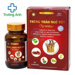 Trùng thảo ngủ tốt Newstar - Viên uống giúp cải thiện giấc ngủ