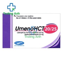 UmenoHCT 20/25 - Thuốc điều trị tăng huyết áp của Savipharm