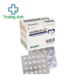Vacorolol 2,5 Vacopharm - Thuốc điều trị tăng huyết áp hiệu quả