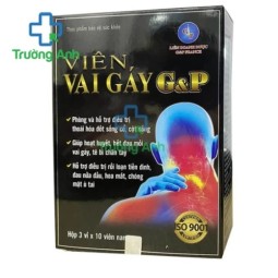 Viên Vai gáy G&P - Phòng và hỗ trợ điều trị thoái hóa đốt sống hiệu quả