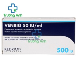 Venbig 2500IU - Thuốc phòng ngừa tái phát viêm gan B hiệu quả của Italy