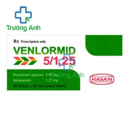 Venlormid 5/1,25 Hasan - Thuốc điều trị tăng huyết áp hiệu quả
