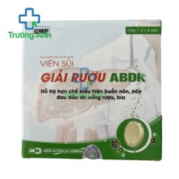 Viên sủi giải rượu ABDK - Hỗ trợ giảm tác hại của rượu bia hiệu quả