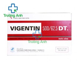 Vigentin 500mg/62.5mg DT Pharbaco - Thuốc điều trị nhiễm khuẩn hiệu quả