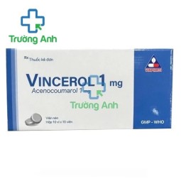 Vincerol 1mg - Thuốc phòng và điều trị huyết khối tĩnh mạch hiệu quả của Vinphaco