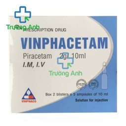 Vinphacetam 2g/10ml - Thuốc điều trị rối loạn thần kinh não bộ hiệu quả của Vinphaco