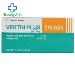Viritin plus 2/0,625 - Thuốc điều trị tăng huyết áp nguyên phát hiệu quả