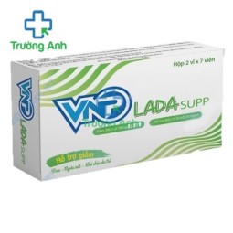 VNP Lada Supp - Viên đặt trực tràng giúp giảm triệu chứng bệnh trĩ