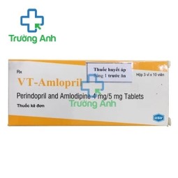 VT-Amlopril 4mg/5mg USV - Thuốc điều trị bệnh mạch vành hiệu quả