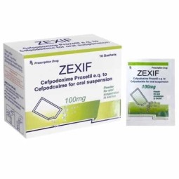 Zexif 100mg gói - Thuốc điều trị nhiễm khuẩn hiệu quả của Ấn Độ