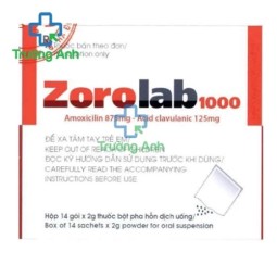 Zorolab 1000 - Thuốc điều trị nhiễm khuẩn nặng hiệu quả của Hataphar