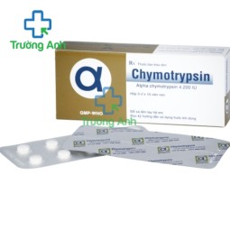 α-Chymotrypsin 4200IU Bidiphar (Alpha-Chymotrypsin) - Thuốc trị phù nề sau chấn thương