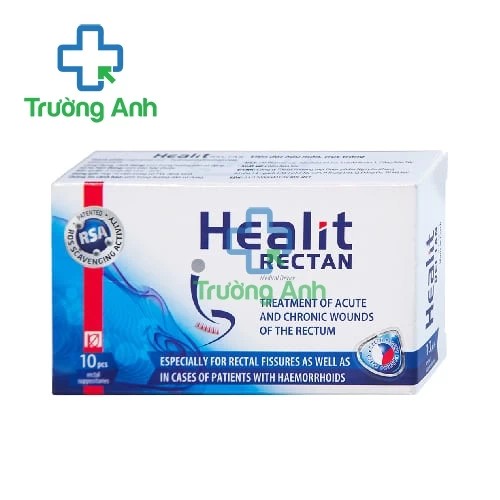 Healit Rectan - Viên đặt hỗ trợ điều trị trĩ hiệu quả của Czech