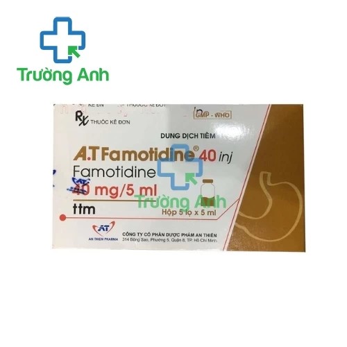 A.T Famotidine 40 inj - Thuốc điều trị viêm loét dạ dày tá tràng hiệu quả