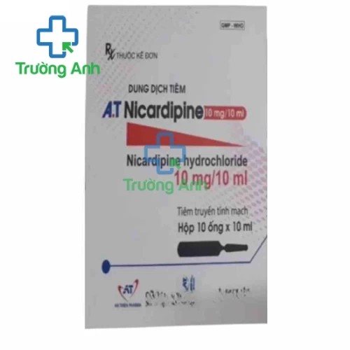 A.T Nicardipine 10mg/10ml - Thuốc điều trị tăng huyết áp hiệu quả