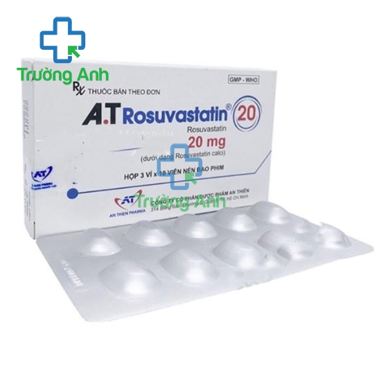 A.T Rosuvastatin 20 - Thuốc giúp hạ mỡ máu hiệu quả