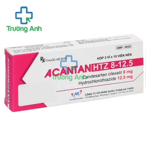 Acantan HTZ 8-12.5 - Thuốc điều trị tăng huyết áp hiệu quả