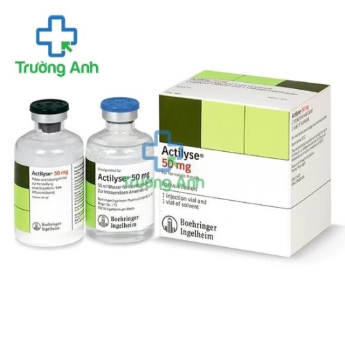 Actilyse 50mg Boehringer - Thuốc tiêu huyết khối hiệu quả của Đức