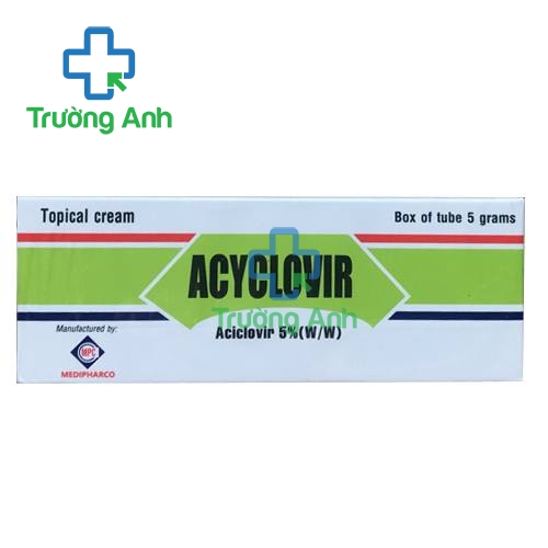 Acyclovir 5g Medipharco - Thuốc chống virus Herpes hiệu quả (10 hộp)