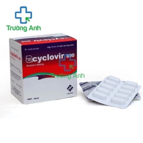 Acyclovir 800 Vidipha - Thuốc điều trị thủy đậu, zona hiệu quả