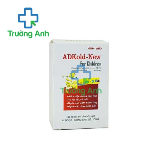 Adkold-new for children Pharbaco - Thuốc điều trị ngạt mũi, sổ mũi hiệu quả