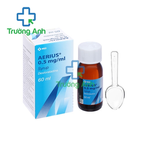 Aerius siro - Thuốc điều trị viêm mũi dị ứng hiệu quả của Bỉ 