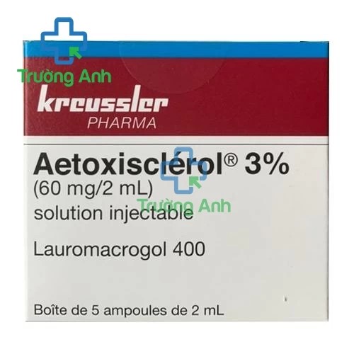 Aetoxisclerol tamponne 3% - Thuốc điều trị suy giãn tĩnh mạch