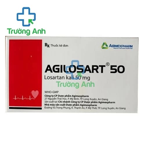 Agilosart 50 Agimexpharm - Thuốc điều trị tăng huyết áp hiệu quả