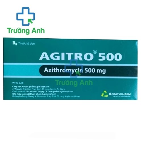 Agitro 500 - Thuốc điều trị nhiễm khuẩn hiệu quả Agimexpharm