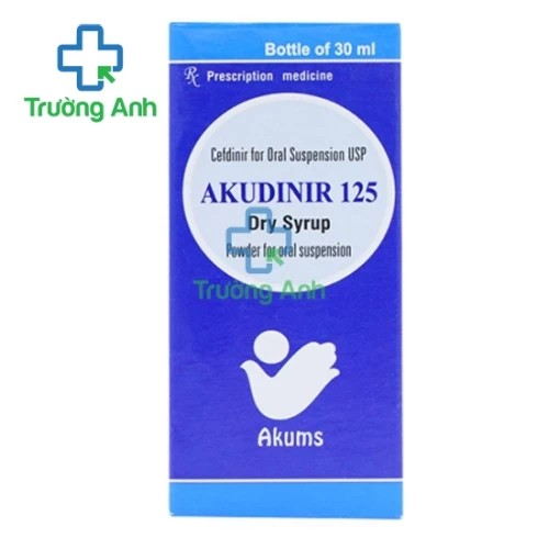 Akudinir 125mg/5ml - Thuốc điều trị nhiễm trùng hiệu quả của  India