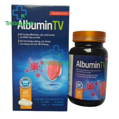 Albumin Tv - Giúp bổ sung Albumin, Acid amin và DHA hiệu quả